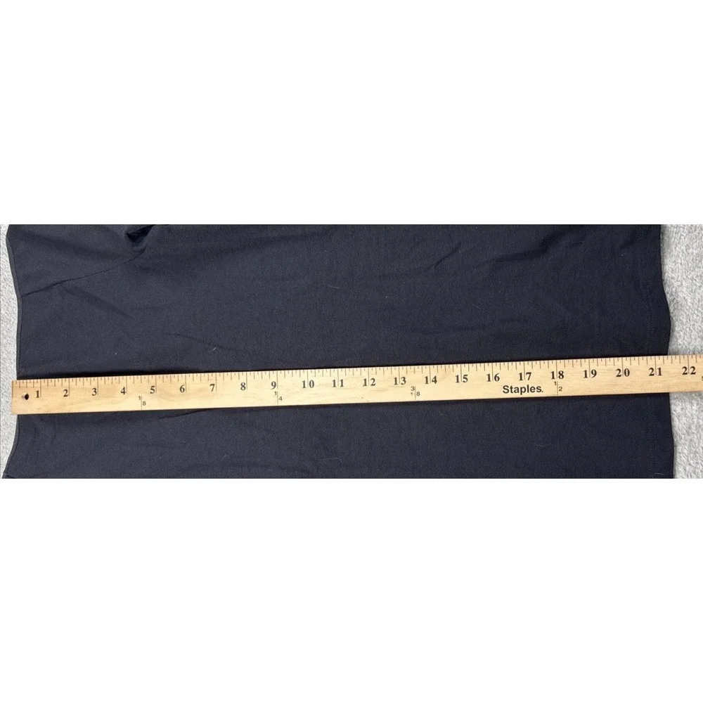 Theory Women's Long‎ Sleeve Low-Cut V-Neck Shapewear Top Black One Size Fits All